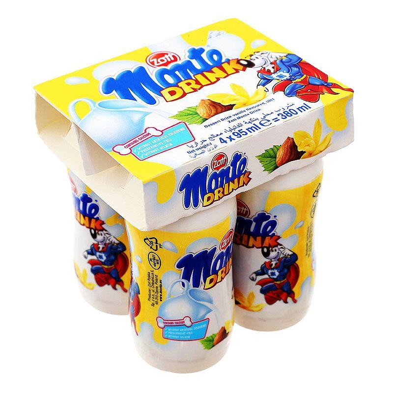 Váng Sữa Uống Zott Monte Vị Vanilla 95ML Lốc 4 Chai – 0000040338538