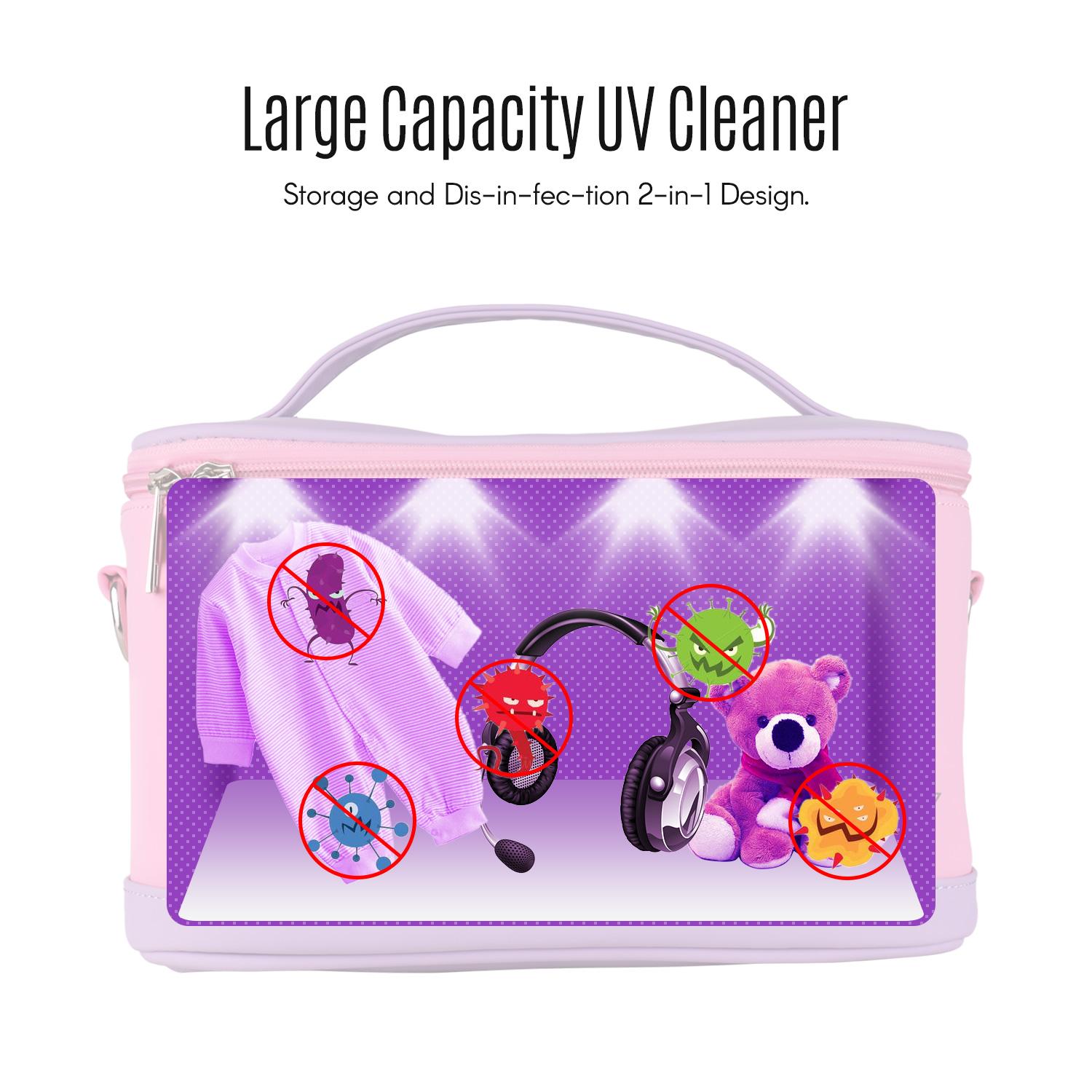 Multifunctional UV Cleaner UVC Light Cleaning Box Ultraviolet Portable Bag for Baby Items Underwear Toothbrush Cosmetic