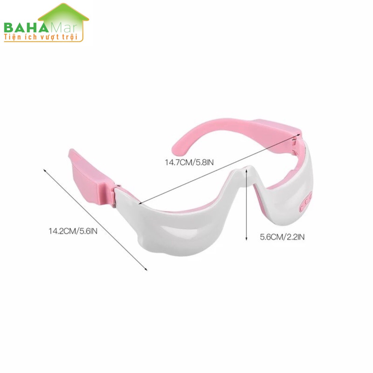 MÁY MASSAGE MẮT, GIẢM NHĂN QUẦNG VÙNG MẮT, LƯU THÔNG MÁU THƯ GIÃN LÀM GIẢM NHỨC MẮT "BAHAMAR" giảm mỏi mắt khi sử dụng máy tính, dùng điện thoại chống bọng mắt, thâm quầng mắt