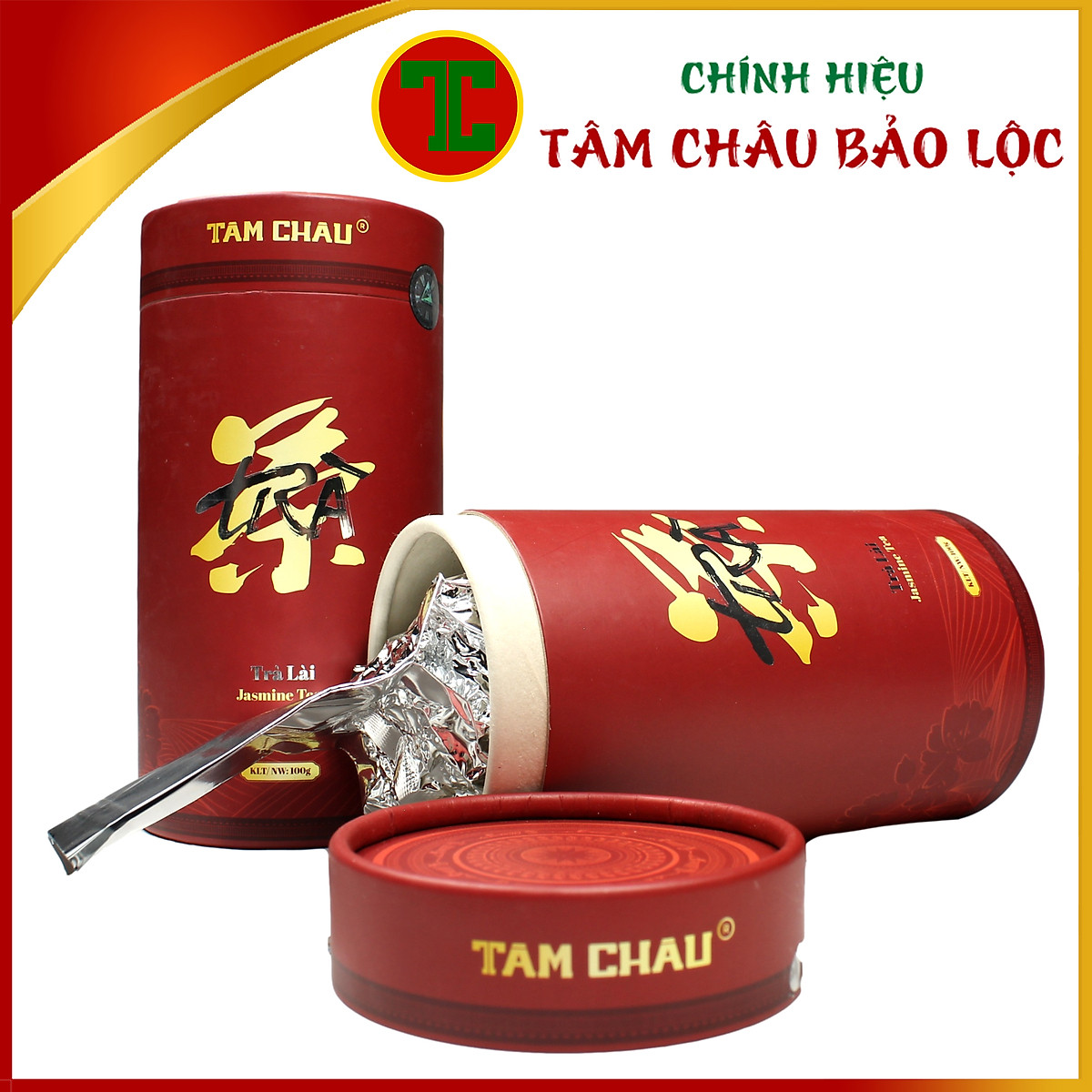 TRÀ TÂM CHÂU HỘP GIẤY 100G