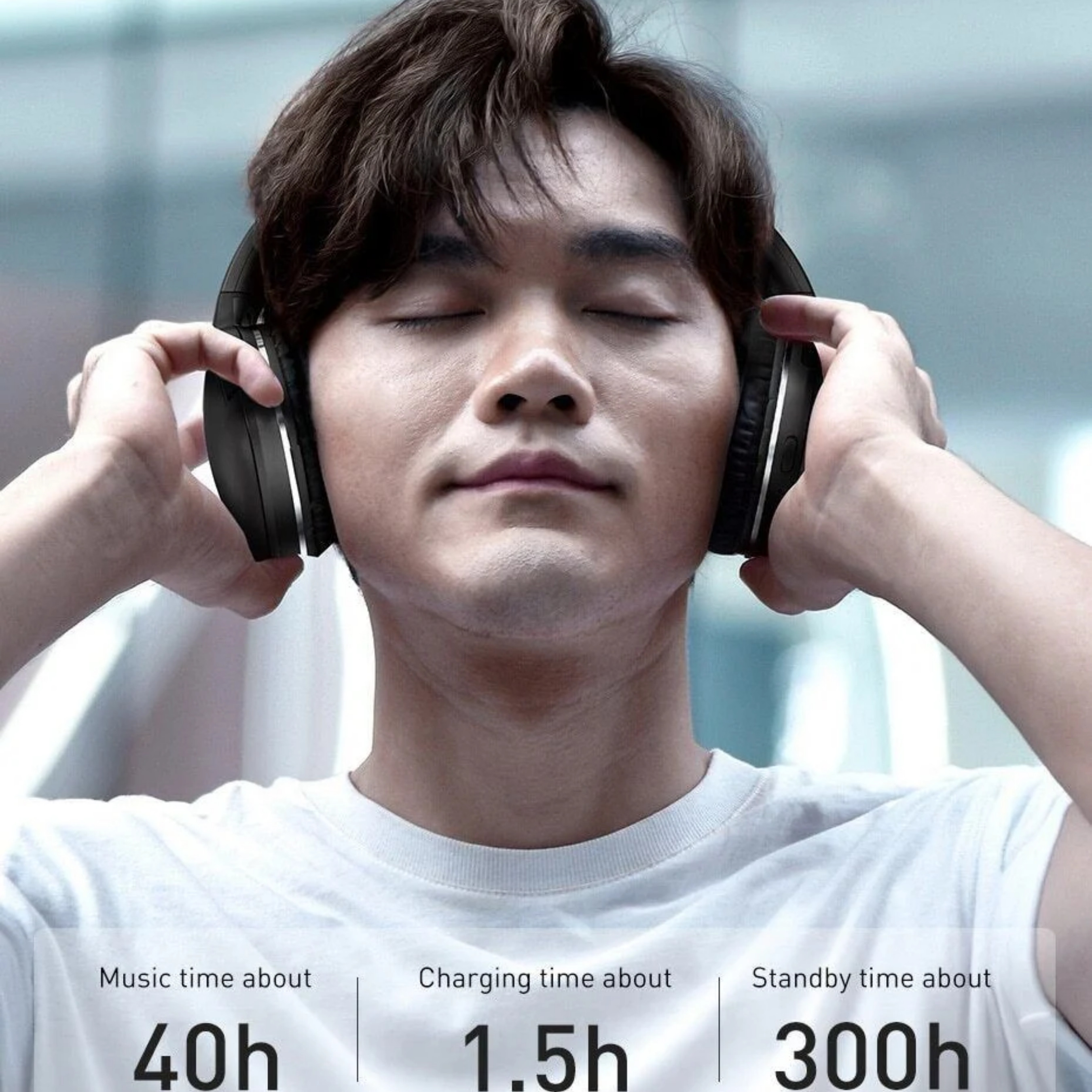 Tai nghe chụp tai không dây cao cấp Baseus Encok Wireless headphone D02 Pro LV438 - WL