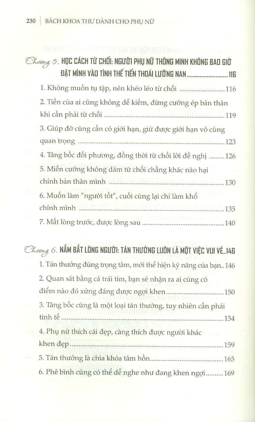 BÁCH KHOA THƯ DÀNH CHO PHỤ NỮ - Phụ Nữ Sắc Sảo Bao Nhiêu Hạnh Phúc Bấy Nhiêu – Thanh Hương biên soạn – Liên Việt Books – NXB Văn Học