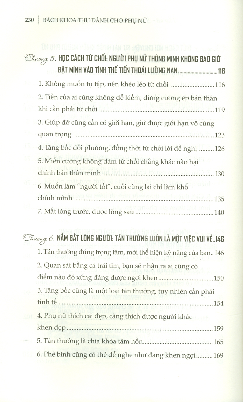 BÁCH KHOA THƯ DÀNH CHO PHỤ NỮ - Phụ Nữ Sắc Sảo Bao Nhiêu Hạnh Phúc Bấy Nhiêu – Thanh Hương biên soạn – Liên Việt Books – NXB Văn Học (bìa mềm)