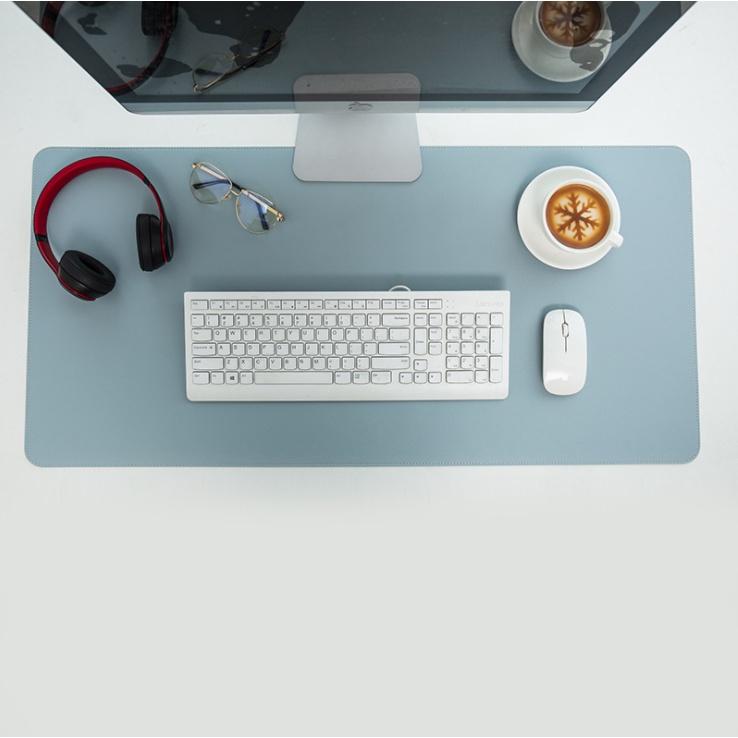 Lót Chuột Da PU Mouse Pad, Thảm Da Trải Bàn Làm Việc DeskPad Chất Lượng Cao, Chống Nước