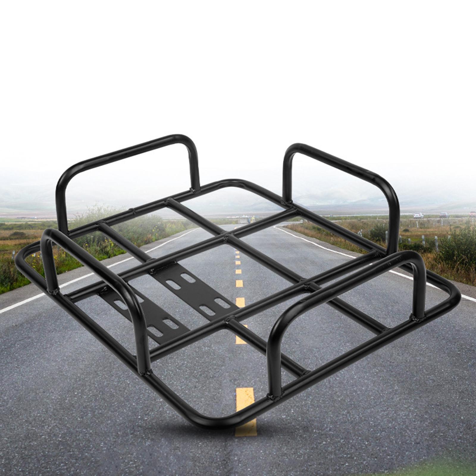 Bike Basket  Basket Metal Detachable Bike Cargo Rack Cycling Accessories Panniers Front Handlebar Bike Basket for Mountain Road Bikes