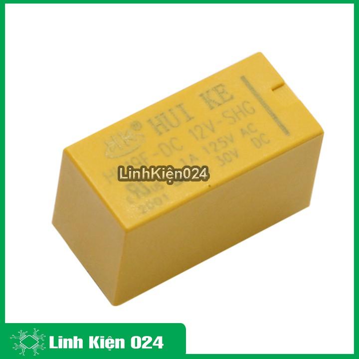 Relay HUIKE 12VDC 1A 125VAC/2A 30VDC 8 Chân