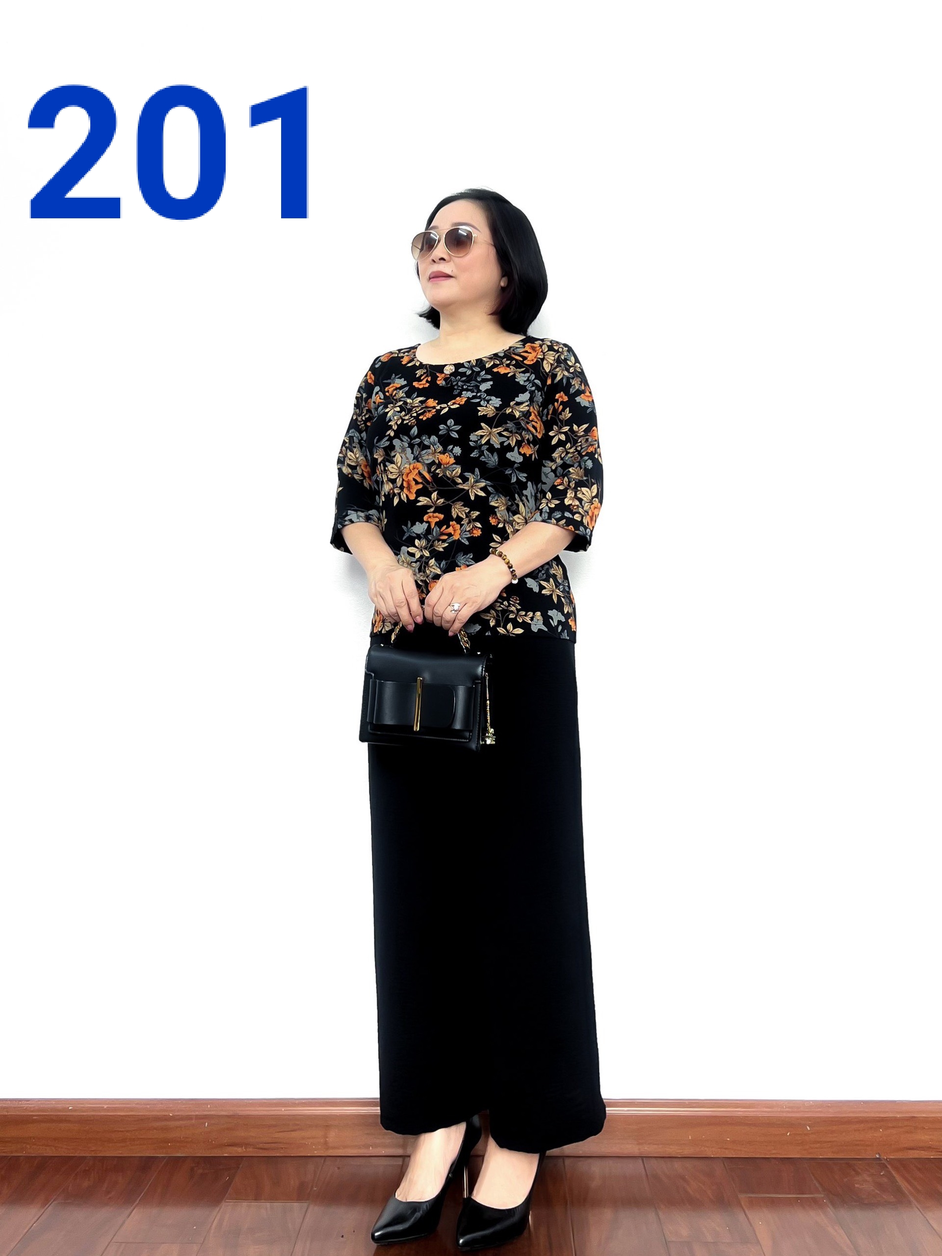 Áo Kiểu Nữ Cho Mẹ Chất Liệu Lụa Hàn Châu Phom Dáng Cực Chuẩn Đủ Size từ 45kg tới 68kg - Tuấn Tú Store