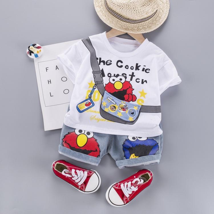BSN5 Size 80-110 Set bộ bé trai Thời trang trẻ Em HÀNG QUẢNG CHÂU