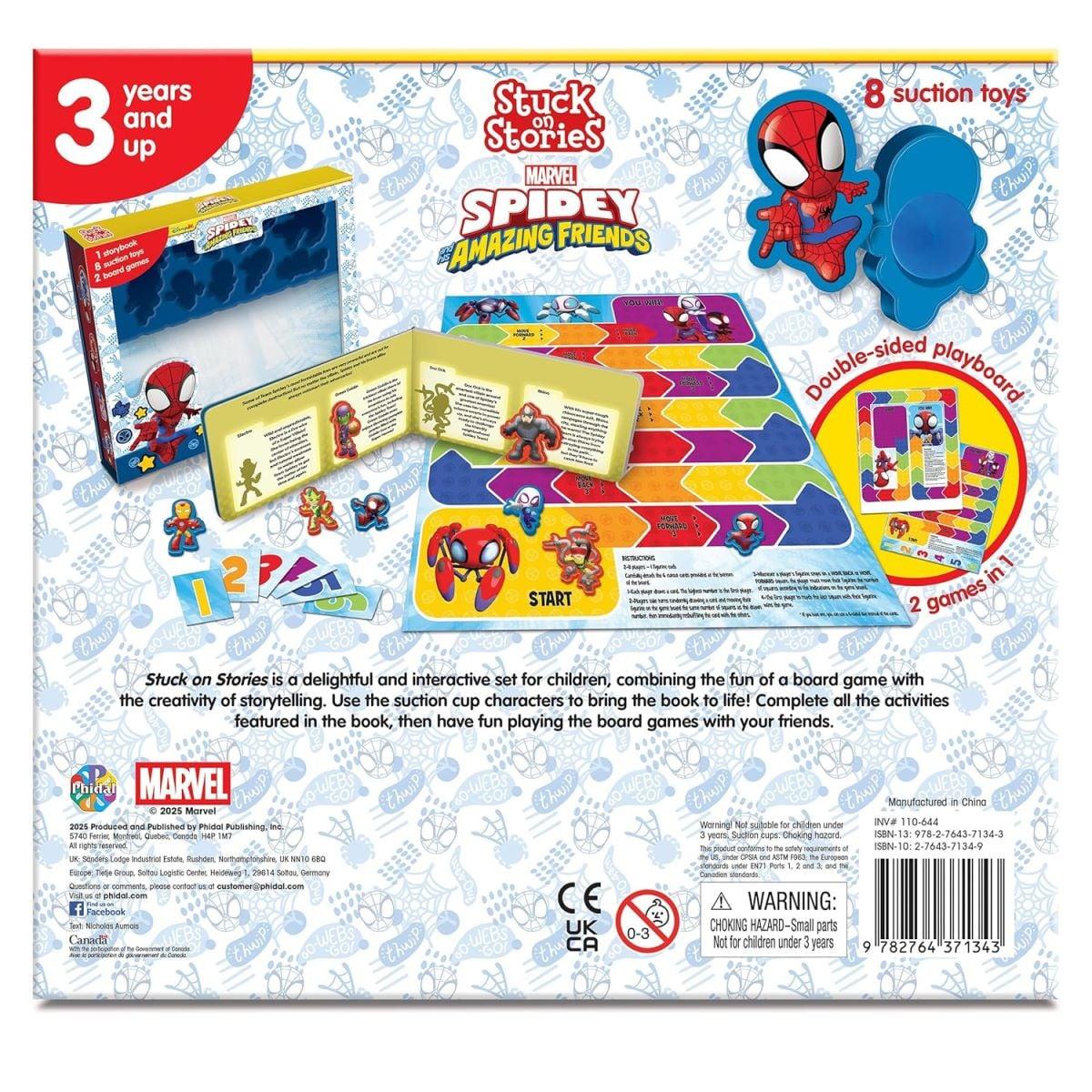 Sách Marvel Spidey &amp; Friends Stuck On Stories