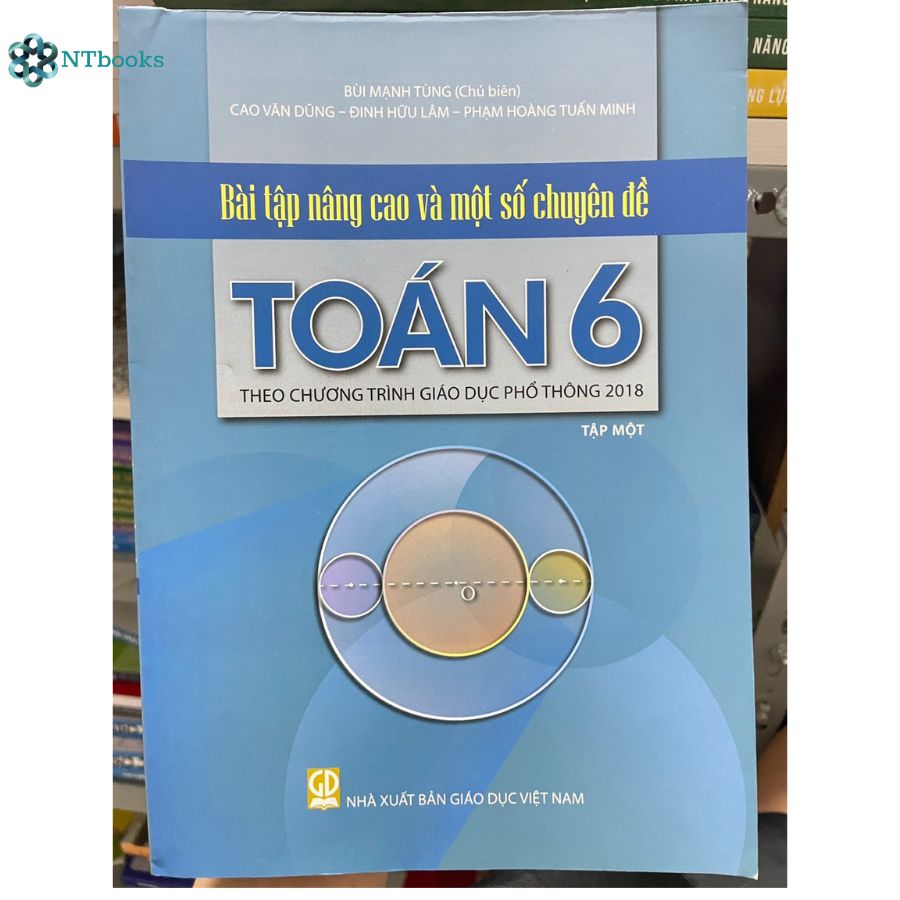 Combo 2 cuốn sách Bài tập nâng cao và một số chuyên đề Toán 6 Tập 1 + Tập 2
