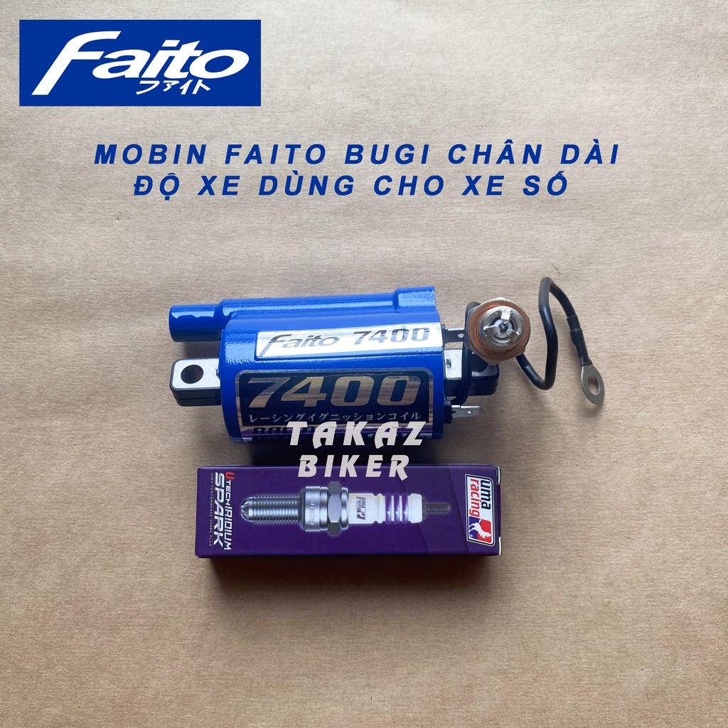 MOBIN SƯỜN FAITO 5400 Và BUGI UMA ĐỘ CHO XE WAVE S, RSX, WAVE RS, FUTURE 125, EXCITER 135