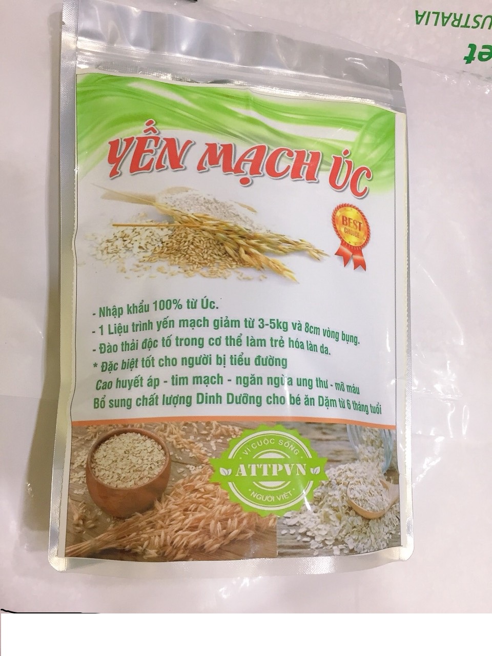 YẾN MẠCH ÚC HẠT ĂN LIỀN 800G