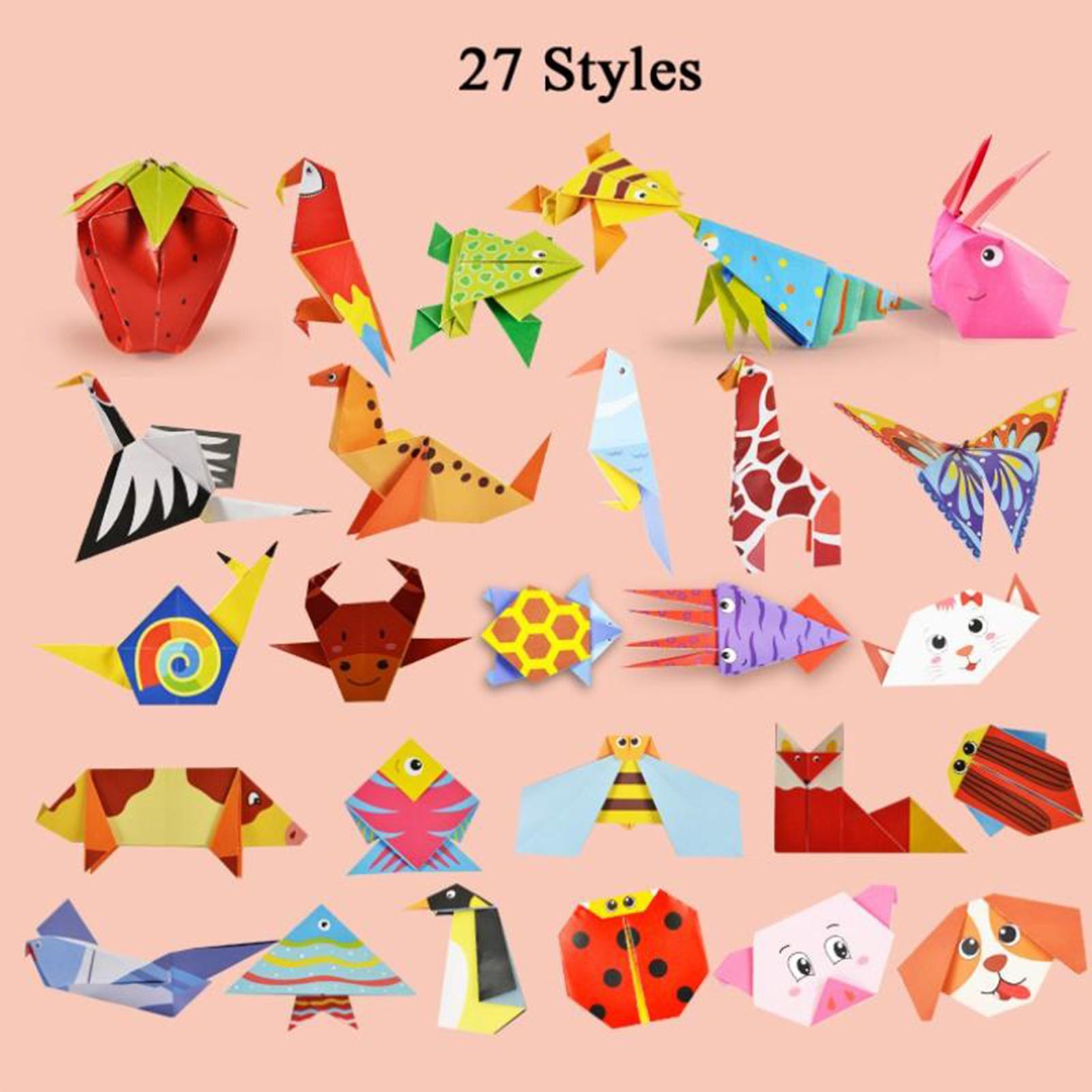 Origami Paper Kids DIY Paper Baby Early Learning Education Toys Gifts Animal