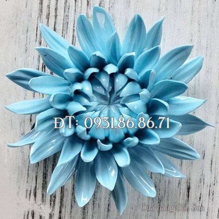 Khuôn silicon hoa cúc tia đại đóa loại 10 cm – Mã số 1335