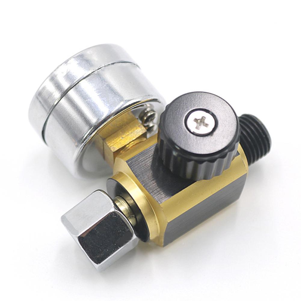 Universal Metal Sprayer Machine Air Pressure Regulator Gauge 0-0.10Bar G1/4 Adjustable Pressure Regulating Regulator