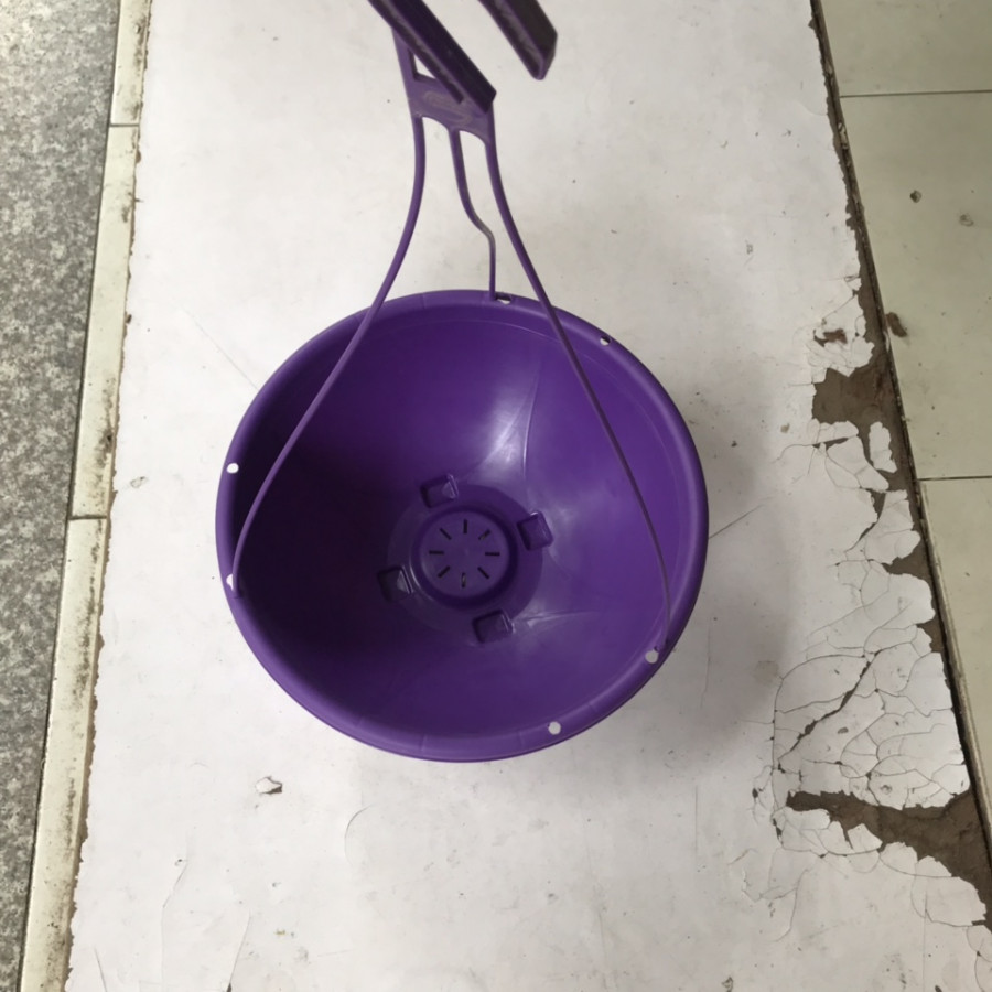 Chậu treo rộng vành size lớn BL07 Đồng Xanh Việt, tiêu chuẩn châu Âu