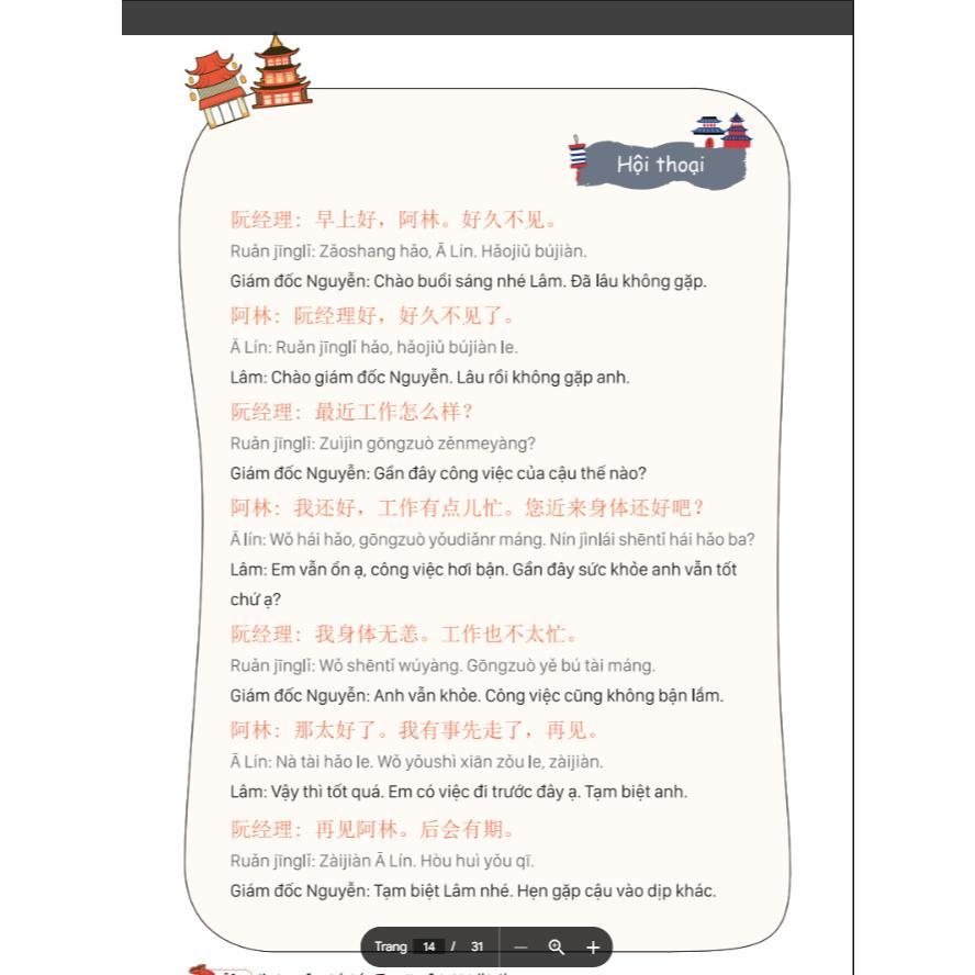 Sách - Mindmap Giao Tiếp Tiếng Trung Theo Giáo Trình Hán Ngữ - MCBooks