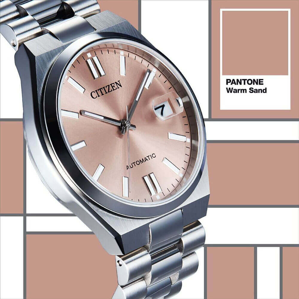 Đồng Hồ Nam Citizen Tsuyosa Dây Thép Không Gỉ Máy Cơ-Automatic NJ0158-89Y - Mặt Nâu (Sapphire)