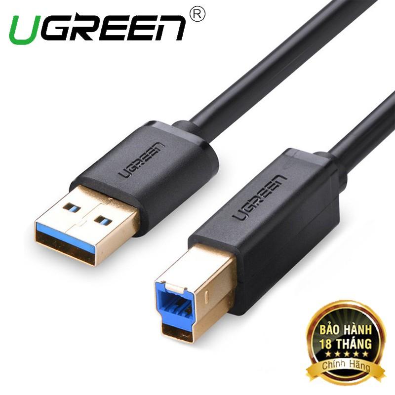 Cáp Máy In USB 3.0 Ugreen 10372 dài 2M chính hãng - Hàng Chính Hãng