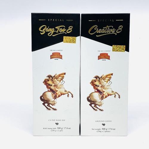 Cà phê Rang Xay Sáng Tạo 8 - Trung Nguyên Legend - 500gr (Arabica, Robusta)