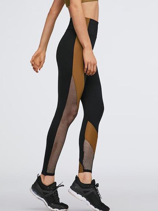 Quần Legging Oysho Irregular Colour Block Leggings- SIZE M