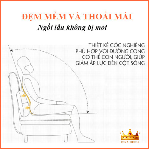 Ghế Sofa Đa Năng Thông Minh ROYALDECORHN Lắp Ráp Dễ Dàng - Ghế Thông Minh Mở Thành Giường 2 Trong 1 Tiện Lợi - Nội Thất Phòng Khách, Cửa Hàng