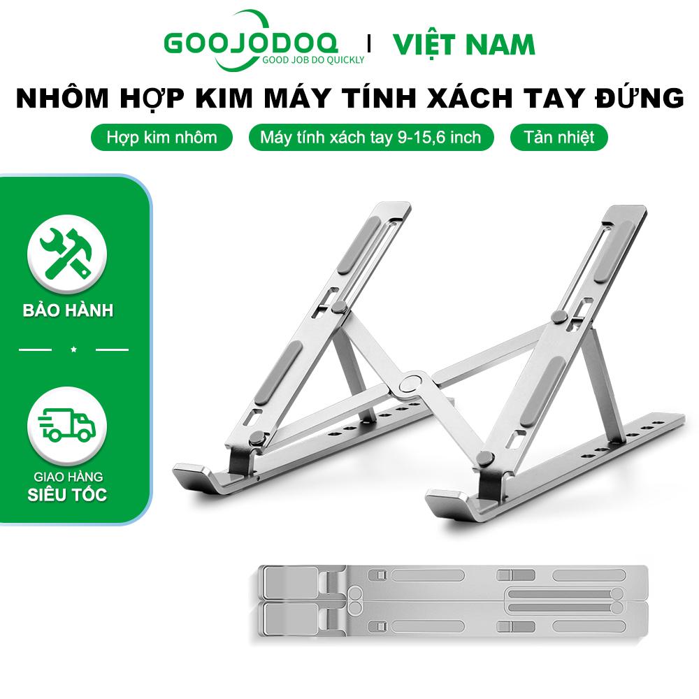 [HÀNG CHÍNH HÃNG GOOJODOQ] Giá đỡ máy tính xách tay có thể gập lại bằng nhôm Goojodoq 6 vị trí có thể điều chỉnh chiều cao cho Macbook Pro