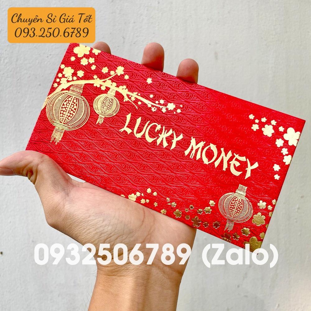 [CÒN HÀNG] Bao lì xì may mắn màu đỏ lucky money , Hàng Nhập Ngoại, Cực Xịn