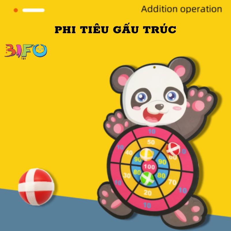 Bảng phi bóng dính, bảng ném bóng gai đồ chơi, tặng kèm 3 trái bóng ném