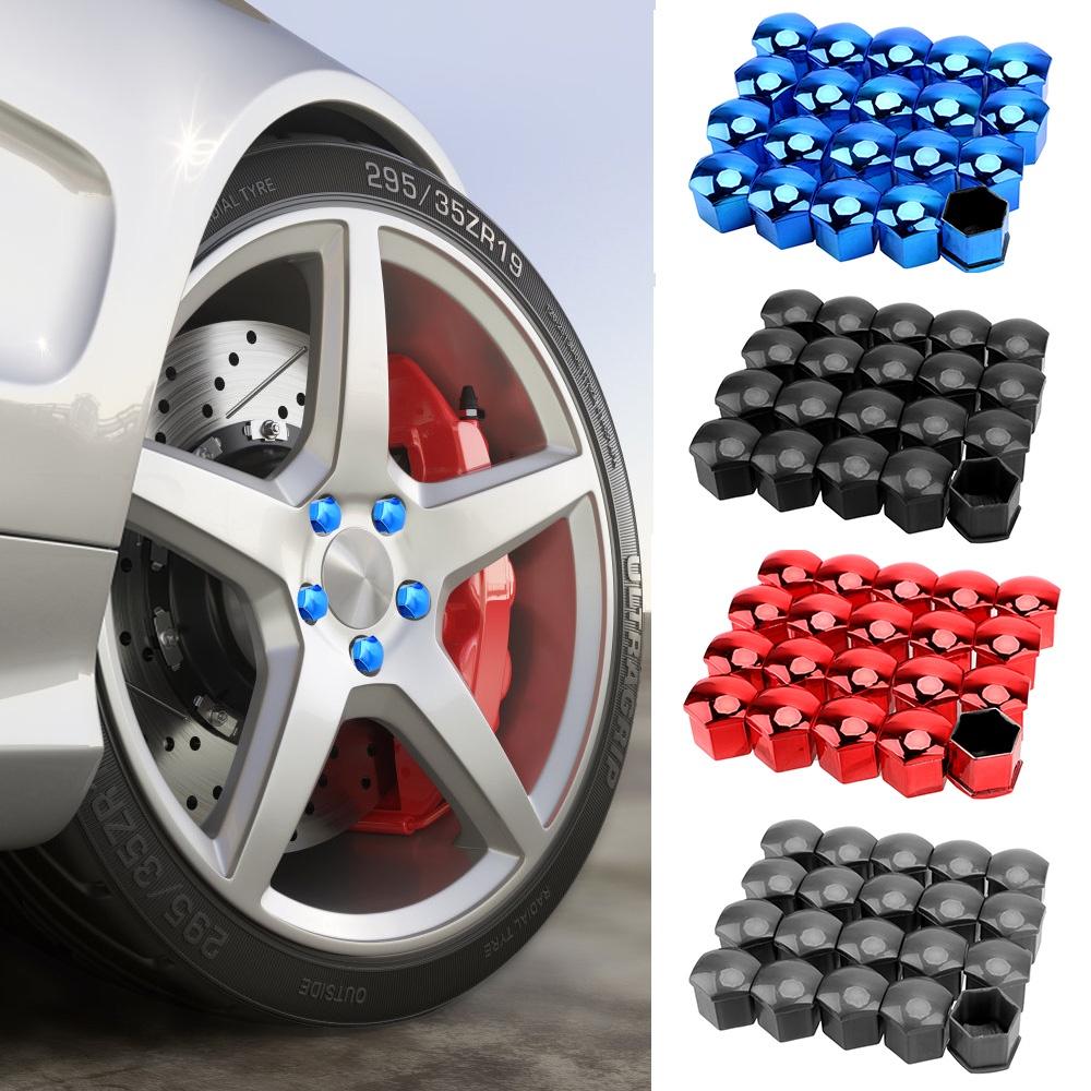 Nắp Bảo Vệ Ốc Vít Bánh Xe Hơi Nhiều Màu 17mm 19mm