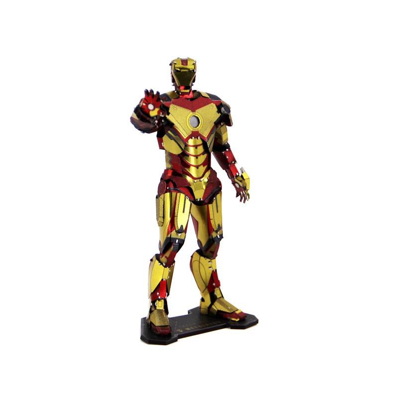 mô hình lắp ráp kim loại iron man (mẫu nhỏ)