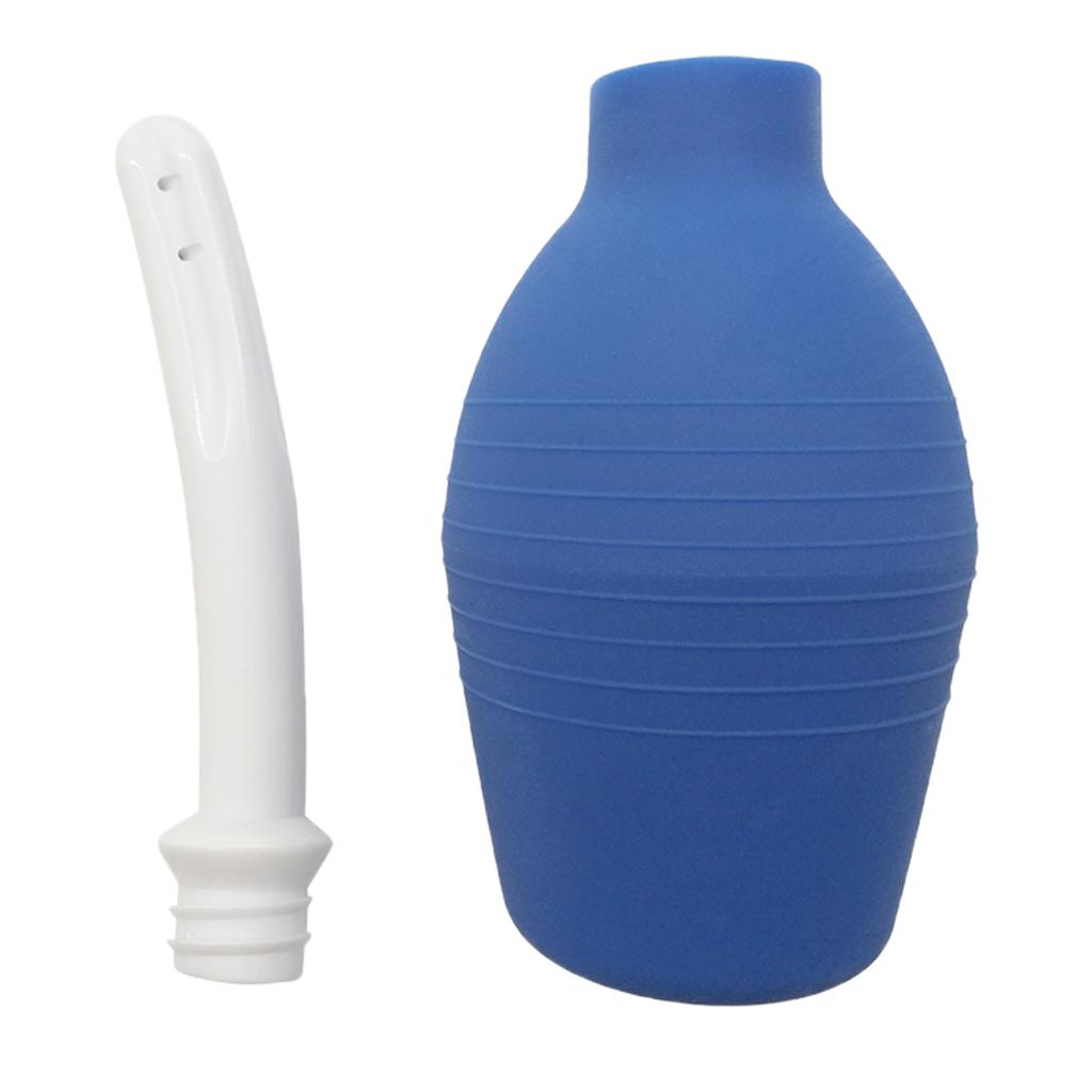 2pcs Soft Comfortable Rubber Anal Douche Enema Bulb Cleaner for Women Man