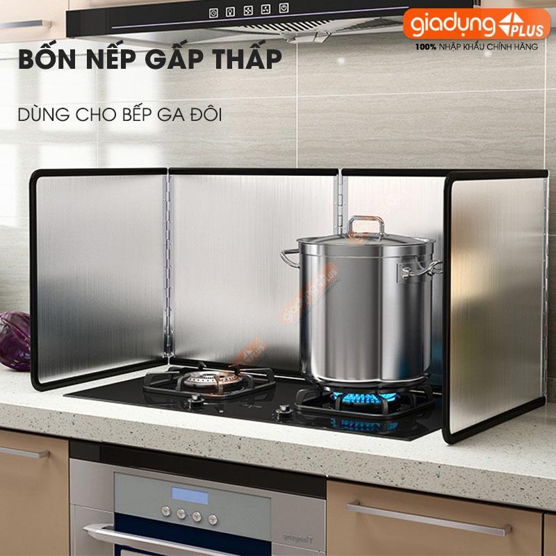 Tấm chắn dầu, chăn gió &amp; cách nhiệt inox 304 cho nhà bếp, chống bám bẩn tường nhà bếp (LZ0250