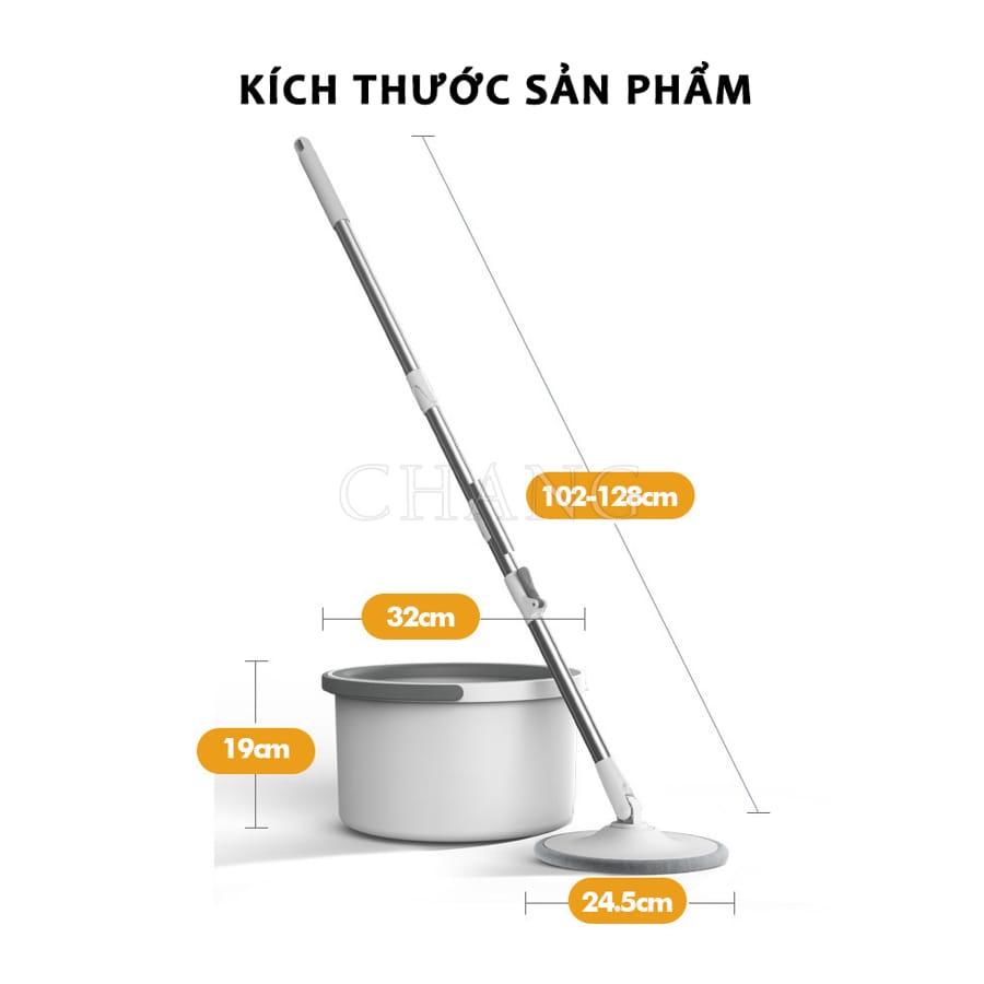 Chổi Lau Nhà Thông Minh K9, Cây Lau Nhà Tách Nước Bẩn Tự Vắt Xoay 360 Độ Lau Sạch Mọi Ngóc Ngách