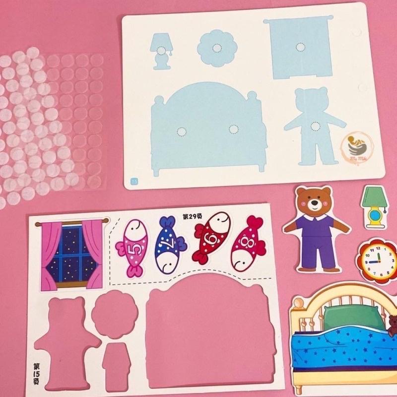 Học Liệu Bóc Dán Montessori 17 Chủ Đề Đồ Chơi Giáo Dục Sớm Cho Bé Dùng Nhiều Lần Giúp Bé Vừa Chơi Vừa Học