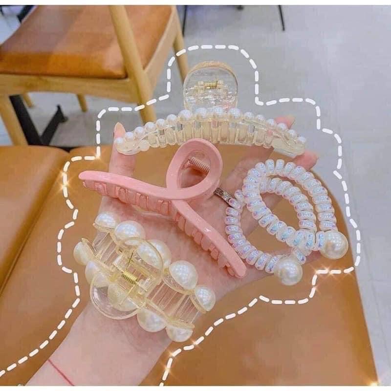 SET KẸP TÓC 5 MÓN MẪU MỚI HÀN QUỐC SIÊU HOT