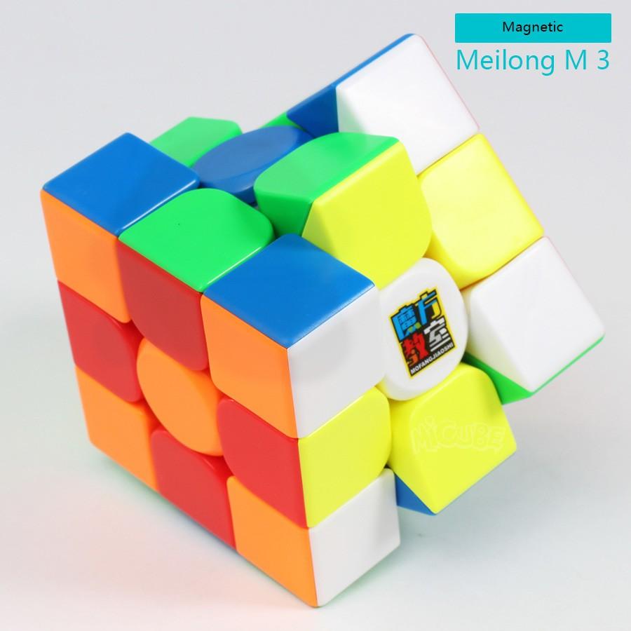 Rubik 3x3 MoYu 3M Có Nam Châm Nhựa Nhám Chống Xước, Chồng Trơn Siêu Xịn Xò. Rubik Quay Trơn, Chắc Chắn