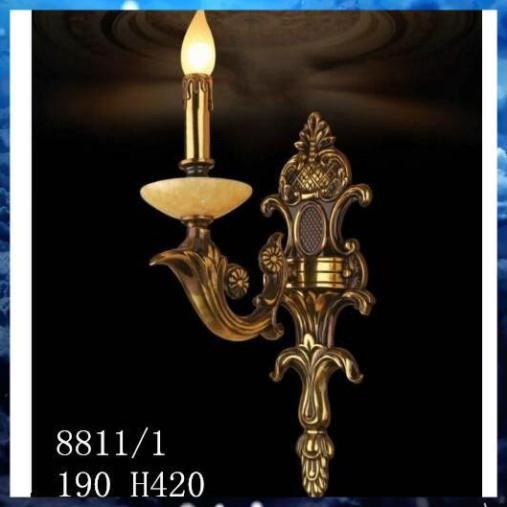 Đèn tường nến đồng cao cấp từ 1,2,3 bóng,đèn tường tân cổ điển, đèn trang trí, tặng bóng led