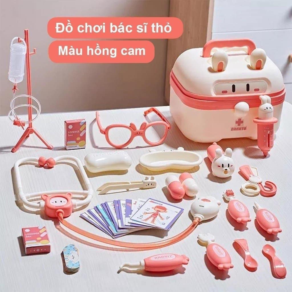 Đồ Chơi Bác Sĩ, Bộ 36 Chi Tiết, Đồ Chơi Bác Sĩ Cho Bé Gái, Bé Trai, Đồ Chơi Giáo Dục, Hàng Nhập Khẩu