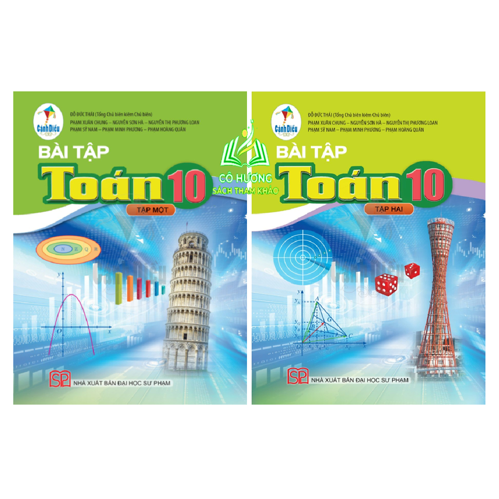 Sách - Combo Bài Tập Toán Lớp 10 Tập 1+2 - Bộ Cánh Diều