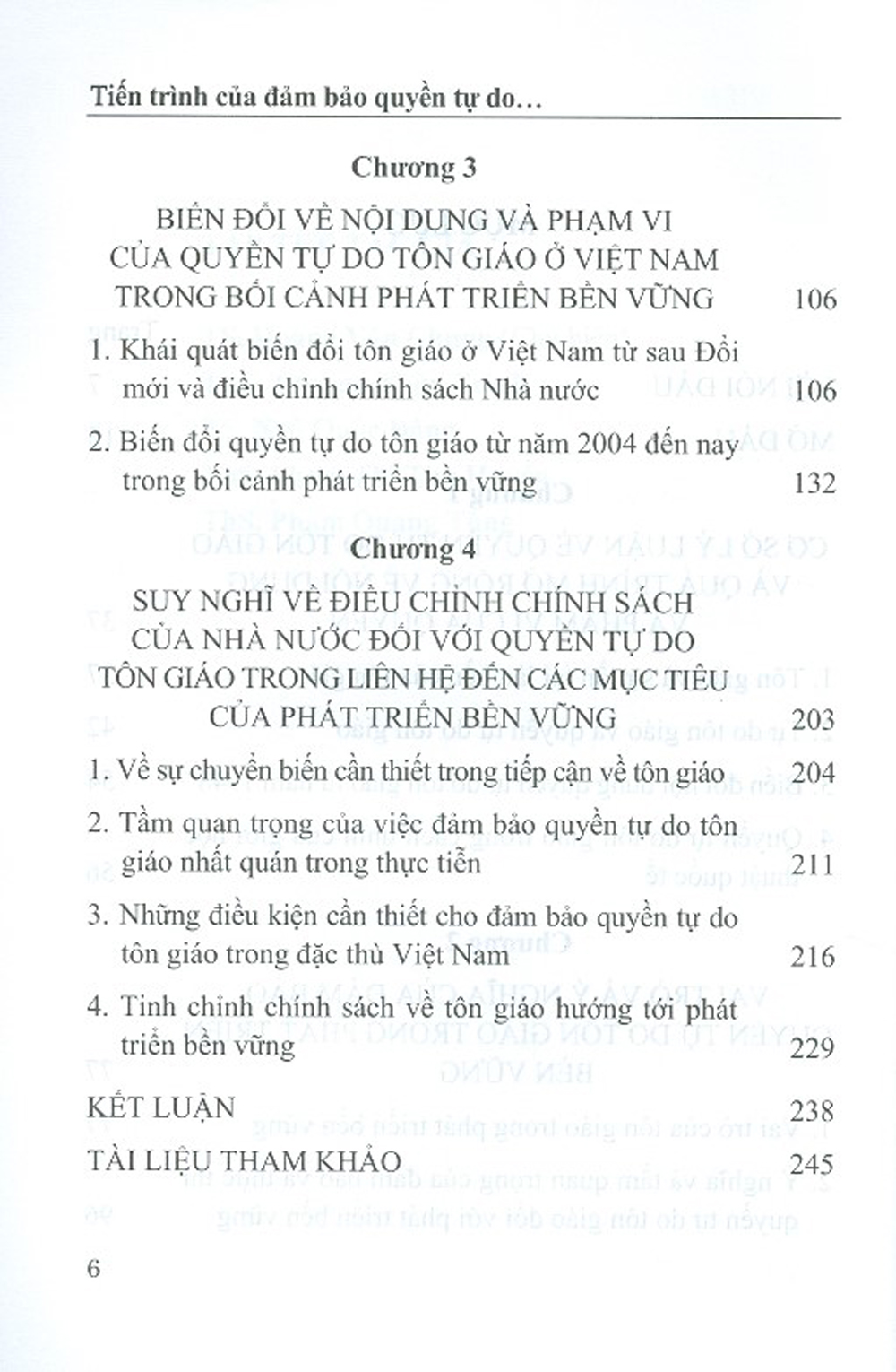 Tiến Trình Của Đảm Bảo Quyền Tự Do Tôn Giáo Trong Bối Cảnh Phát Triển Bền Vững Ở Việt Nam