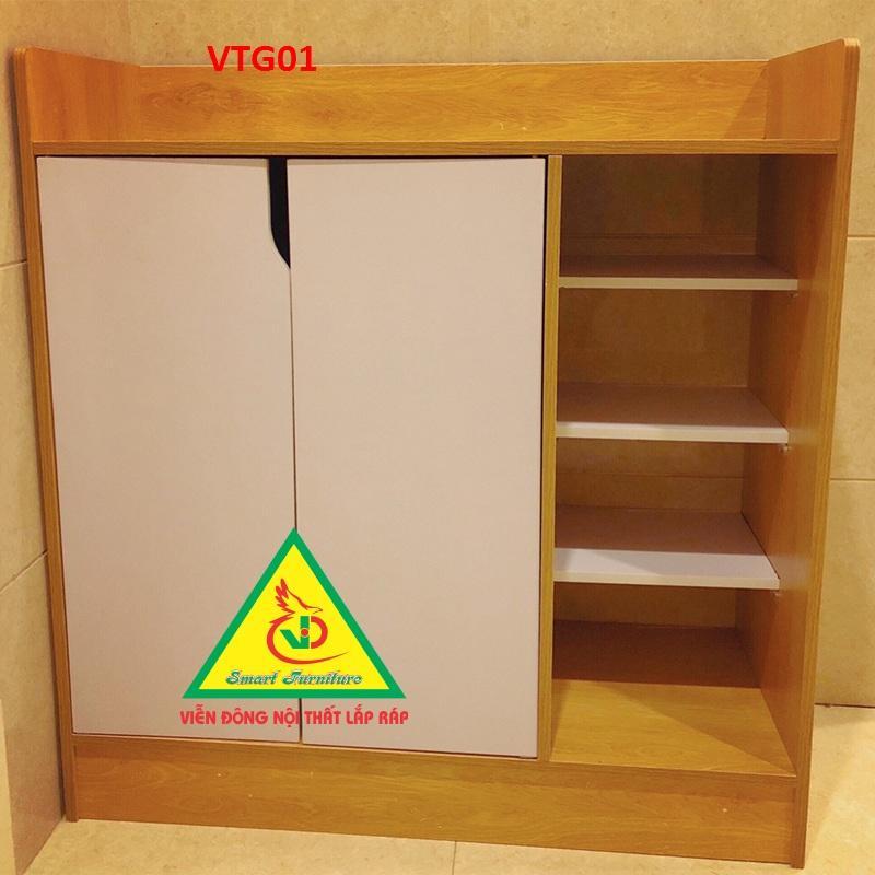 Tủ Giày Hiện Đại Nhiều Ngăn Để Giày, Tiết Kiệm Diện Tích VTG01- Nội thất lắp ráp Viendong Adv