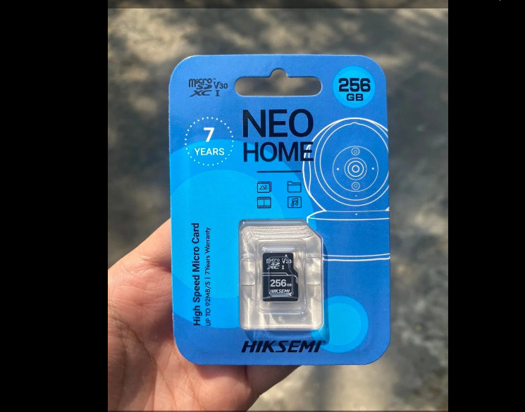 Thẻ nhớ 256GB NEO HOME D1 Xanh Da Trời (Lifetime | Hộp 50c HS-TF-D1-256G ) hàng chính hãng