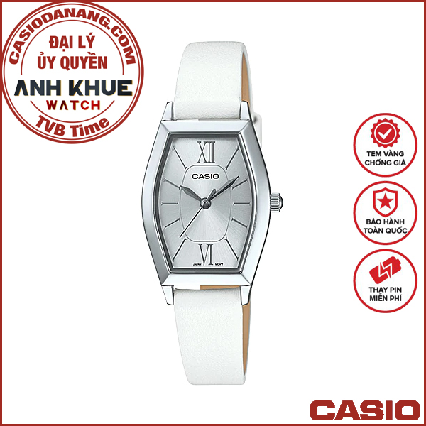 Đồng hồ nữ dây da Casio Standard chính hãng LTP-E167L-7ADF