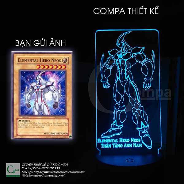 Đèn Ngủ Yugi-Oh Elemental HERO Neos Type 01