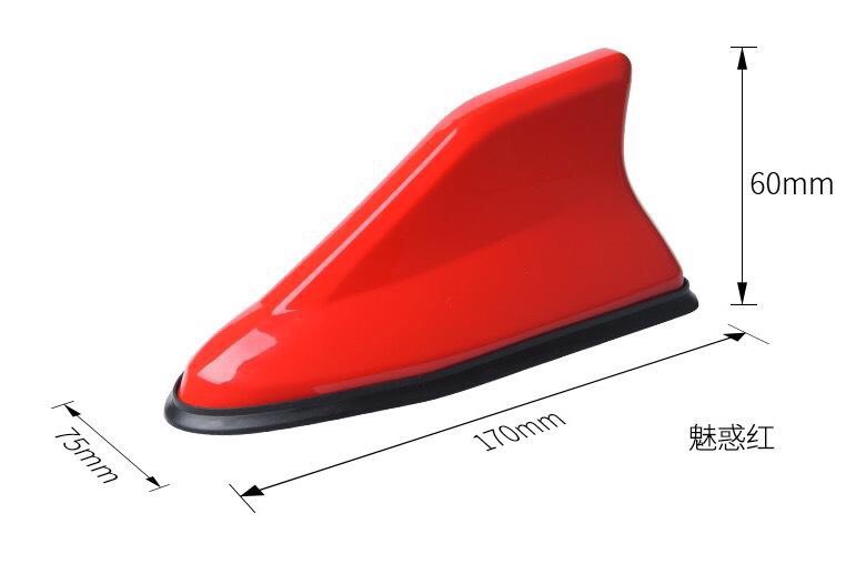 Chụp ăng ten vây cá ô tô đủ màu có zoăng chống nước