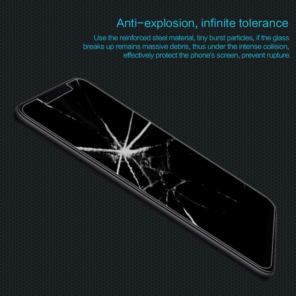 Miếng dán kính cường lực cho Xiaomi Mi 8 / Mi 8 Pro / Mi 8 Exploer hiệu Nillkin Amazing H - hàng nhập khẩu