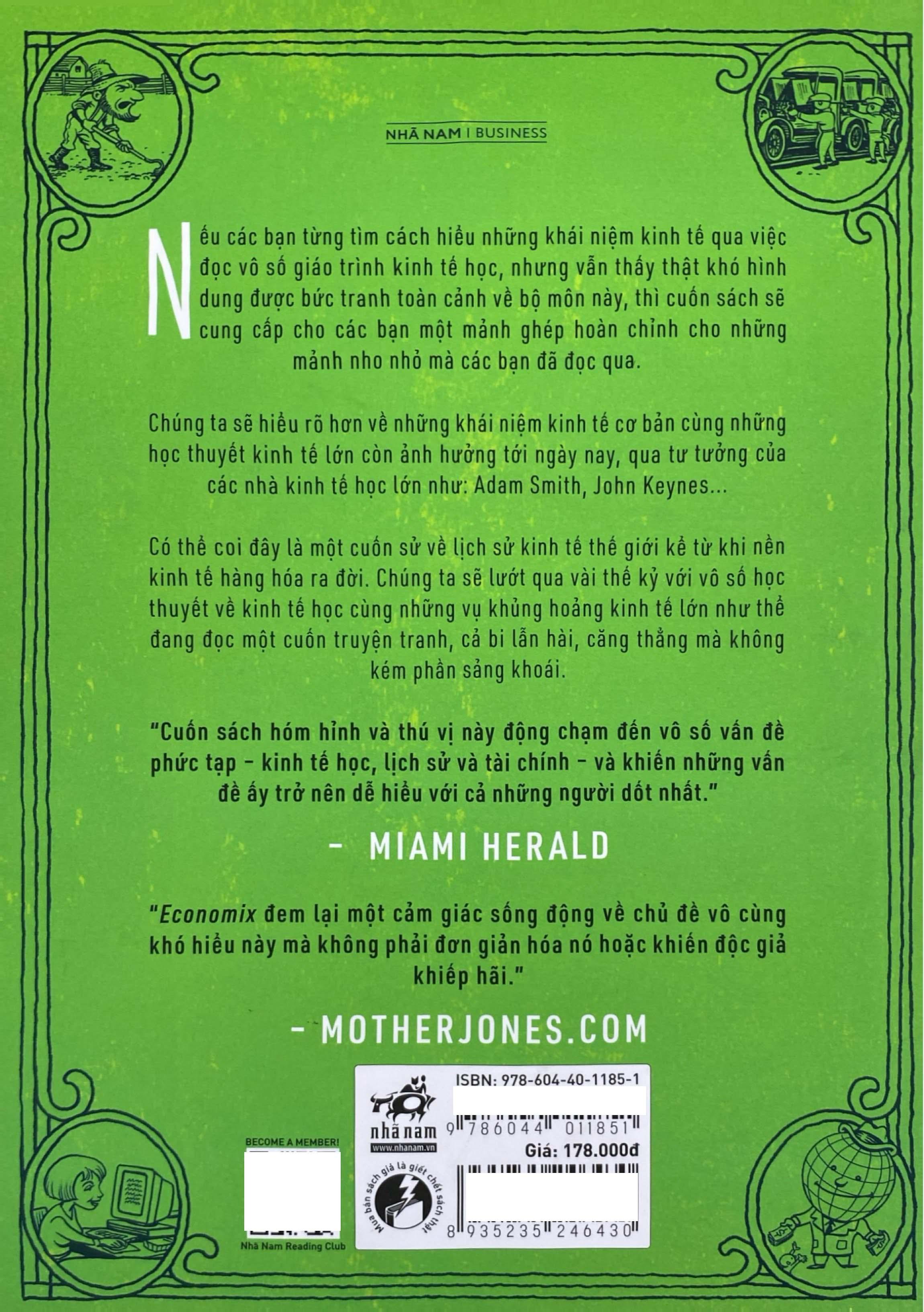 Sách - Economix - Các Nền Kinh Tế Vận Hành (Và Không Vận Hành) Thế Nào Và Tại Sao? (Tái Bản 2025)