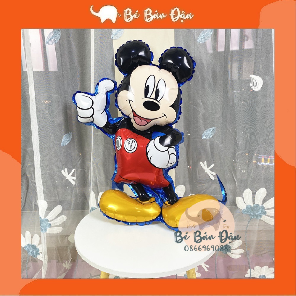 Bong Bóng Hình Chuột Mickey 10inch Độc Đáo Dễ Thương Trang Trí Sinh Nhật Tiệc Tùng