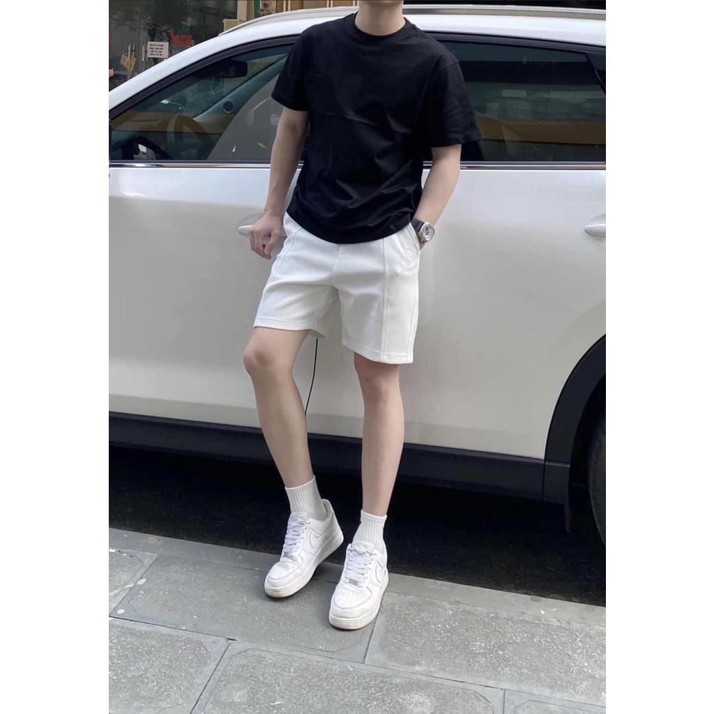 Quần Short unisex nam nữ chất cotton cao cấp, phong cách thể thao, mặc thoáng mát, co dãn 4 chiều, quần đùi nam nữ,basic